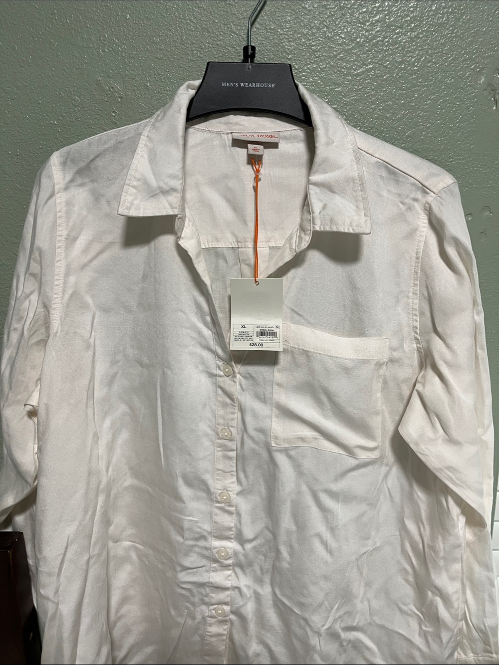 Women’s Knox Rose cream Casual  Button-Down Long sleeve Shirt